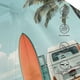 thumbnail image 3 of Fotbe Vintage Surf Van Beach Gorro Clásico de Béisbol, Gorra Ajustable con Broche Snapback, Gorro de Exterior de Algodón Suave, 3 of 6