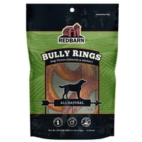 Redbarn 4" Bully Ring Chews Dog Treat, 3 Ct
