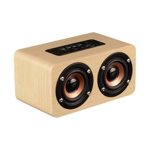 Computadora de madera K5, escritorio con sonido, mini regalo, altavoz pequeño, tarjeta de inicio, altavoz Bluetooth inalámbrico