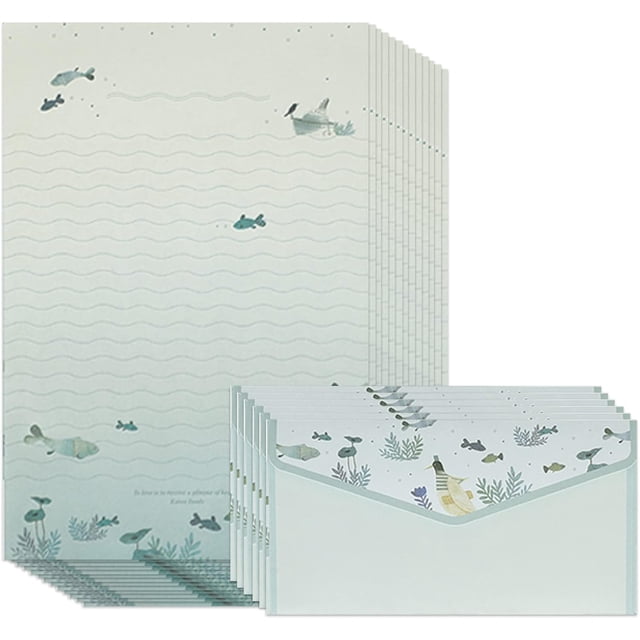 YSTIANN 90PCS Letter Writing Set - 60 Sheets Premium Letter Paper + 30 Envelopes for Love Letters, Invitations & Holiday Cards - Elegant Stationery for Personal & Professional Correspondence