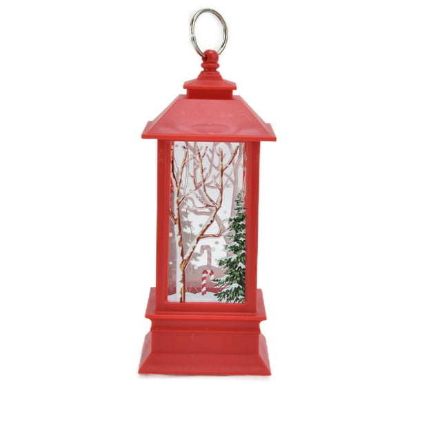 Linterna De Papá Noel, Regalos, Linterna Decorativa Navideña Con Gancho Para Navidad Para El Hogar