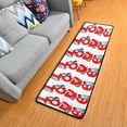 thumbnail image 2 of SKYSONIC 2'X6' Valentines Day Love Runner Rug with Rubber Backing, Cute Penguins Non Slip Entryway Rug Runner Washable Soft Area Rug Carpet for Hallway Bedroom Kitchen Decor, 2 of 6