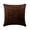 Brown, variant on The HomeCentric Throw Pillow Case, Turquoise Blue Shams, Textured Knotted Solid Color Pillow Shams, Pack of 2, 24x24 inch (60x60 cm) Pillow Shams, Square Velvet Pillow Shams, Pillow - Turquoise Knots