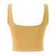 thumbnail image 3 of Gibobby Primavera europeo y americano Ropa de mujer Color sólido Moda Tendencia Sexy Chaleco corto(Amarillo,XG), 3 of 5