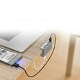 thumbnail image 4 of 1 x Four Ports USB Hub, High Speed USB 3.0 Clip-type HUB For Desktop Laptop Clip Range 10-32MM With 150cm Date Cable, 4 of 8