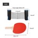 thumbnail image 5 of Juego de red portátil para tenis de mesa con postes de abrazadera de Metal, accesorio de red para pelotas de Ping Pong, 5 of 14