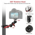 thumbnail image 5 of PULUZ Multi-function Magic Arm Ball Mount Clamp Crab Pliers Clip(Red), 5 of 6