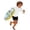 0-White852, variant on Hienoo Girls Long Sleeve Rash Guard Solid Basic Quick Drying UPF 50 Swim Shirt, Sizes 3-14