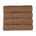 thumbnail image 3 of BNM Ultra-Soft Cotton Assorted Towels (Set of 4), Chocolate, 3 of 9