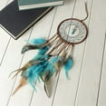 thumbnail image 7 of Handmade Multicolor Dream Catcher - Feather Decoration, 13x50cm Size - for Car, Wall, Window & Room Decor (-Avoiding Symbol), 7 of 7