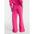thumbnail image 3 of No Boundaries Washed Fleece Wide Leg Pants, 31" Inseam, Women's XXS-XXL, 3 of 5