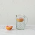 thumbnail image 3 of Creative Co-Op Hand Blown Glass Hobnail Pitcher, Clear, 3 of 9