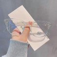 thumbnail image 4 of Women Transparent Computer Glasses Frame for Men Anti Blue Light Round Eyewear Blocking Glasses Optical Spectacle Eyeglass_c*, 4 of 4