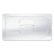 Rubbermaid Cold Food Pan Covers, 1/2-Size, 10.38 x 12.8, Clear
