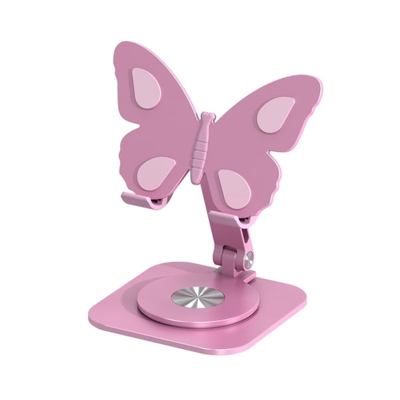 HuiXinOu 360 Rotating Aluminum Alloy Phone Stand Desktop Adjustable Height and Angle Phone Holder Foldable Portable Stand for Smartphones and Tablets