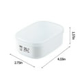 thumbnail image 2 of COFEST Fresh Food Storage Container Refrigerator Organizer Reusable for Meat Clear | | Home & Garden | Kitchen， Dining & Bar | Food Storage Containers white, 2 of 8