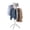 2-Tier with Clip, variant on Travel Garment Rack Portable and Foldable Folding Clothes Rack for Dance Travel Camping Drying with Storage Bag RV Indoor Outdoor A Collapsible Mini Clothing Rack