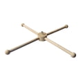 thumbnail image 1 of Kit de Marco Móvil de Madera Ropa de Cuna Recién Nacida, Juguetes de Cama de Ropa Móvil de 4 Lingües para La Casa de Dormitorio de Bell Kindergarten B con cuentas, 1 of 9