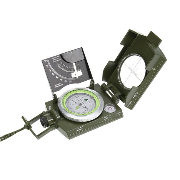 NUOLUX Compass Outdoor American Multi-functional Green Vintage Designed Compass for Travel Outdoor Use - Walmart.com