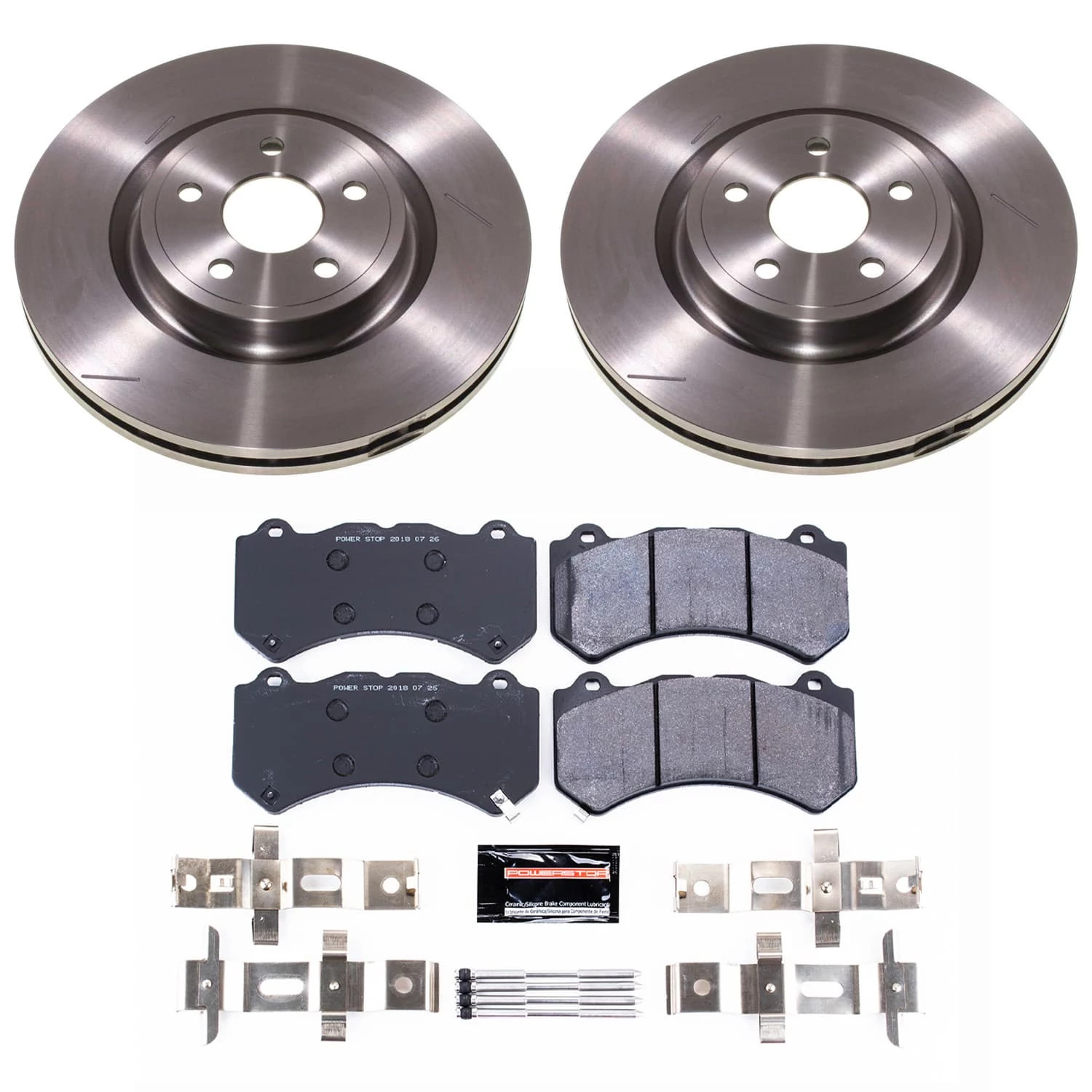 PowerStop Front Track Day High-Performance Brake Pad and Rotor Kit TDBK8838