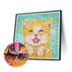 thumbnail image 2 of Taladro de diamante Gato divertido 5D Pintura de bricolaje Decoración parcial en forma especial (YXC379) Hugtrwg Para estrenar, 2 of 9
