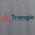 thumbnail image 3 of CafePress - Triangle Tagline Horizontal Sweatshirt - Crew Neck Sweatshirt, 3 of 4
