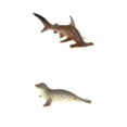 thumbnail image 1 of Simulación Animal Figurilla Decoración Niños Juguete Sello y Tiburón Martillo, 1 of 9