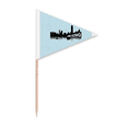 thumbnail image 1 of Hong Kong Night View Lake Boat Toothpick Triangle Cupcake Toppers Flag, 1 of 3