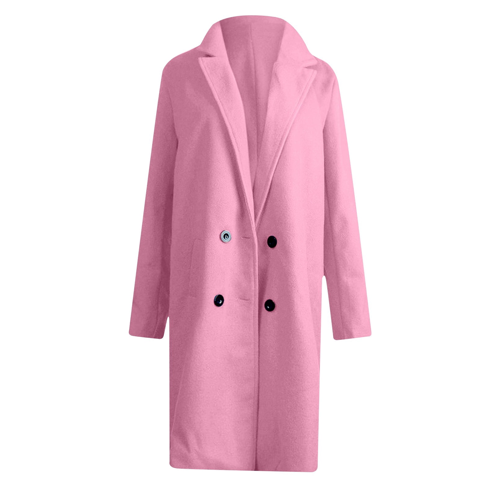 lcziwo 2024 Trench Coats for Women,Winter Casual Warm Woolen Blend