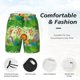 thumbnail image 3 of Balery African Animals in the Jungle Bañador para hombre, shorts de playa de secado rápido con entrepierna y forro de compresión-Large, 3 of 6