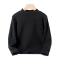 thumbnail image 6 of TTUHYWXI Girls' Long Sleeve Turtleneck T-Shirt Kids Basic High Neck Casual Trendy Soft Base Layer Tee Tops (Black, 11-12 Years), 6 of 6