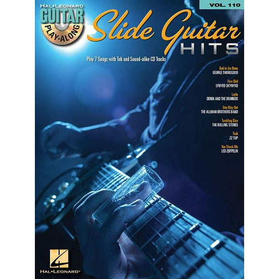 Slide Guitar Hits: Guitar Play-Along Volume 110 (Paperback) by Hal Leonard Corp