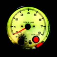 thumbnail image 1 of Medidor de RPM del tacómetro del coche Yotijar Tacómetro 3.75 Pulgadas 95 mm con lámpara de Cambio, 1 of 10