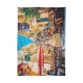 thumbnail image 3 of 60x108 Inch Tablecloth Polyester Square Tablecloth for Home Kitchen Dinner Decor Street Scene, 3 of 9