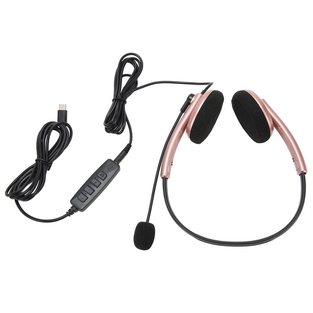 Auriculares Para Centro De Llamadas, Multifuncionales, De Alta Sensibilidad, Elegantes, Para Computadora, Teléfono, Plug And Play Para Negocios Para Cursos En Línea