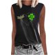 thumbnail image 1 of Patrick's Day Casual Mujer Sin mangas O-cuello Impreso Tops Damas Chaleco Pompotops  lopia997274, 1 of 4