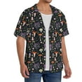 thumbnail image 2 of Gukieu Mushroom Print Men's Short-sleeved Shirts, Button-down Pocket Shirts, T-shirts, Beach Vacation Travel Summer Clothing-Medium, 2 of 5
