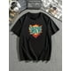 thumbnail image 2 of Camiseta cómoda para hombre con estampado de "Super Dad", informal, ligeramente elástica y transpirable para exteriores., 2 of 6
