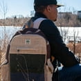 thumbnail image 4 of Large Hemp Backpack - Eco Friendly Unisex Rustic Bag Durable by Freakmandu (  White, Green, Blue ), 4 of 9