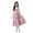 Pink, variant on LIJCC Overall Dress for Kid Girls Jumper Dress with Pockets A Line Pinafore Overall Jumper Midi Long Dress Casual Suspender Straps Tiered Maxi Dress