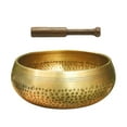 thumbnail image 2 of Juego de cuencos de canto martillados a mano Budismo Tazón de meditación de tibetano Religión Creencia Oración para calmar Mindfulness Regalo per dia 11cm kits 6, 2 of 8