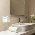 thumbnail image 5 of KAKOWELY Waterproof Socket Covers For Bathroom Clear Wall Outlet Protector Weatherproof 86 Type Plug Covers For Electrical Outlets,4.49X"X3.94"X1.57", 5 of 5