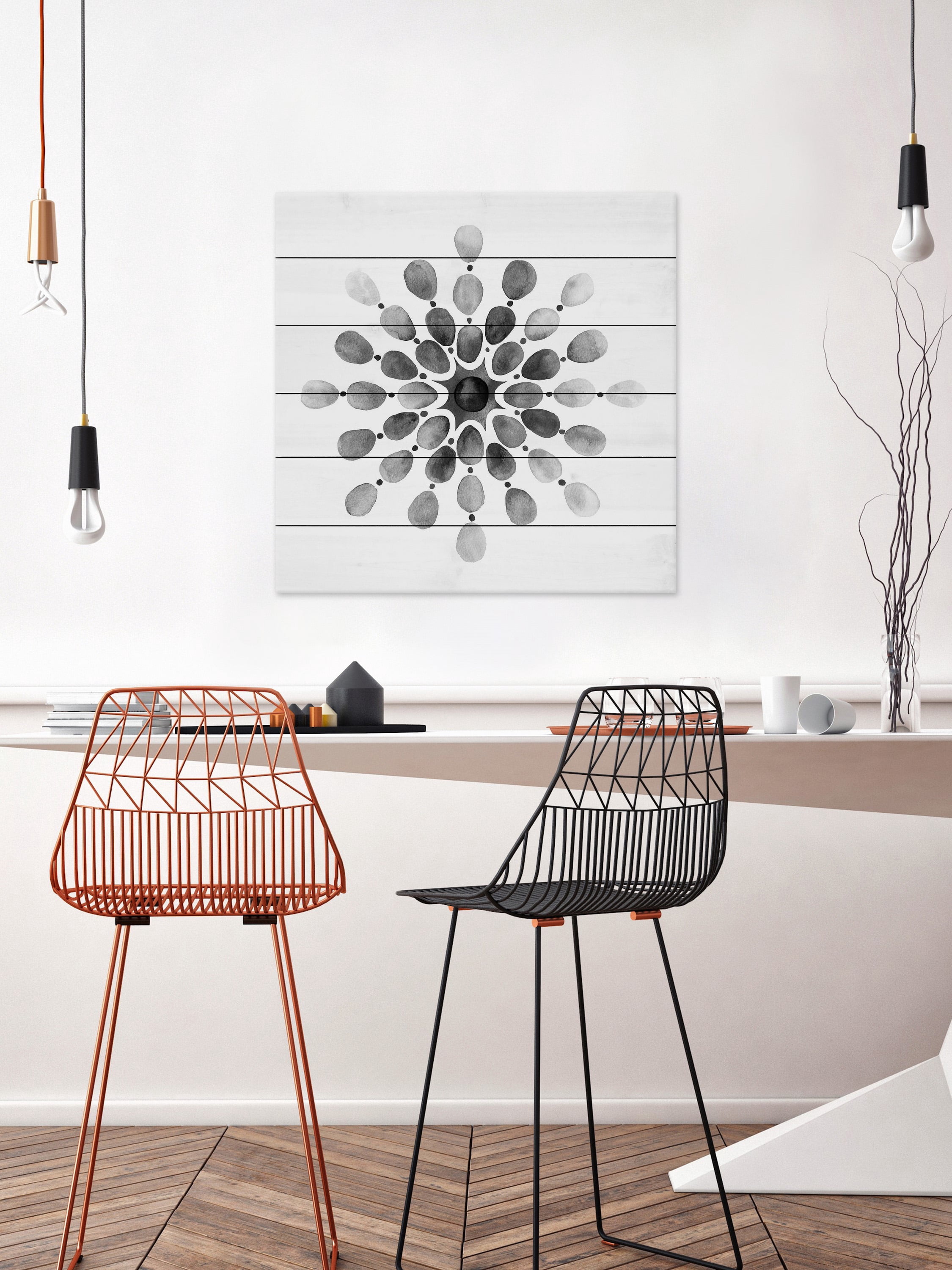 Marmont Hill From Within White Wood Wall Art, 24" x 24"