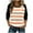 Black-Shirts, variant on Women's Striped Long Sleeve Shirts Trendy Round Neck Tops Casual Loose Fit Blouse