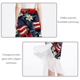 thumbnail image 2 of Flag Plants Stunning Chiffon Summer Beach Dresses for Women, 2 of 6