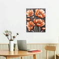 thumbnail image 3 of ARISTURING  Elegant Poppy Wall Painting Orange Flower Canvas Wall Art Pictures of Poppy Flowers for Home Decoration, 3 of 5