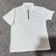 thumbnail image 3 of Blusa y camisa de manga corta con cuello vuelto para hombre, holgada, de punto, de verano, con cuello, transpirable, con cremallera, de manga corta, para hombre, 3 of 3