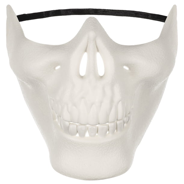 1 máscara aterradora de Halloween, esqueleto, accesorio para fiesta de cosplay, máscara de calavera realista de terror para Halloween, accesorios para disfraz de fiesta