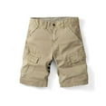 thumbnail image 1 of Faithtur Men? s Solid Color/Camouflage Print High Waist Shorts with Pockets, 1 of 9
