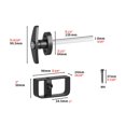 thumbnail image 4 of veasfak T Handle Lock with Keys Electric Cabinet Lock Replacement Cabinet Lock cam Locks, 4 of 4